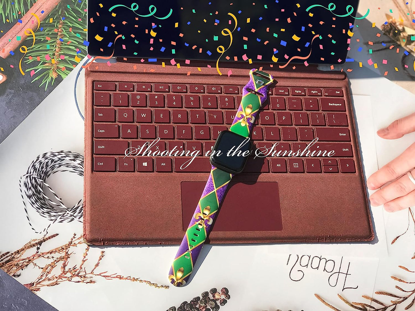 Breast Cancer Awareness Watch Band Compatible with Apple Watch 38Mm 40Mm 41Mm 42Mm 44Mm 45Mm, Pink Ribbon Silicone Fadeless Pattern Replacement Bands Wristbands Strap Compatible with All Iwatch Series  WANSENCE   