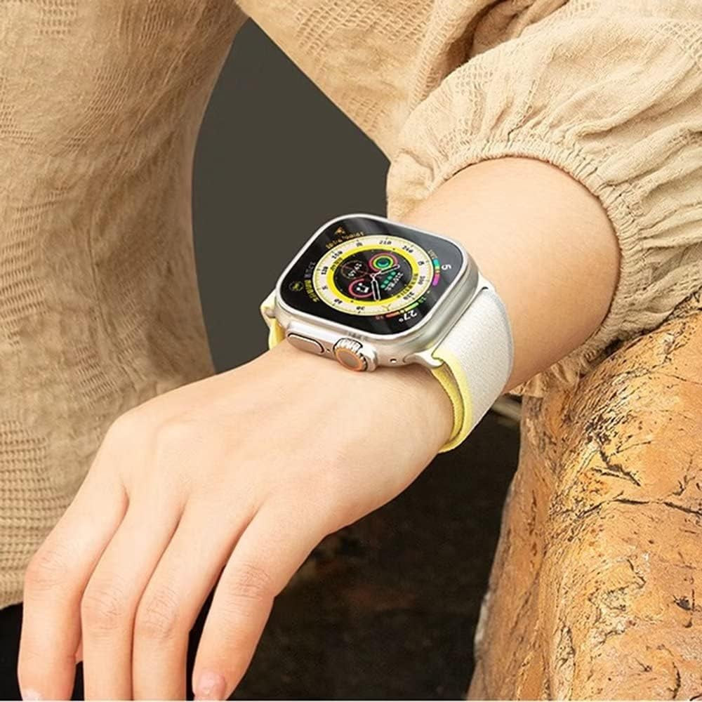 4 Pack Alpine Trail Loop Compatible with Apple Watch Band 38Mm 40Mm 41Mm 42Mm 44Mm 45Mm 49Mm Replacement Women Mens, Nylon Solo Sport Braided G-Hook Slides Strap for Iwatch Ultra Series SE 8/7/6/5/4/3  Rqhhzvt   