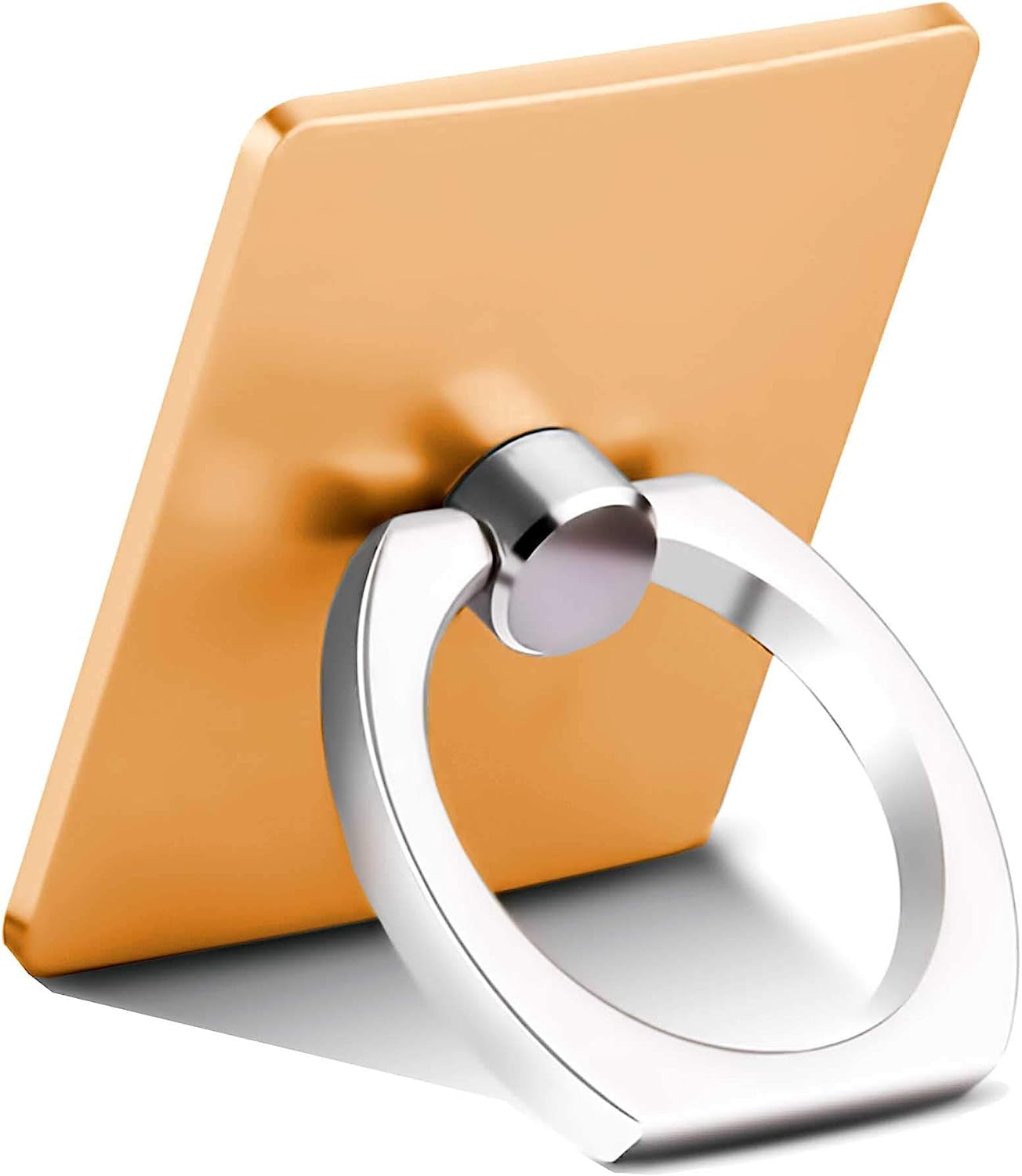 Finger Ring Stand, 360 Rotary Cell Phone Holder Finger Loop Grip Mount Universal Smartphone Kickstand,Ieugen Compatible with Iphone 14/Iphone 13/Galaxy S23/Galaxy S22/Galaxy  iEugen gold 1 Pack  