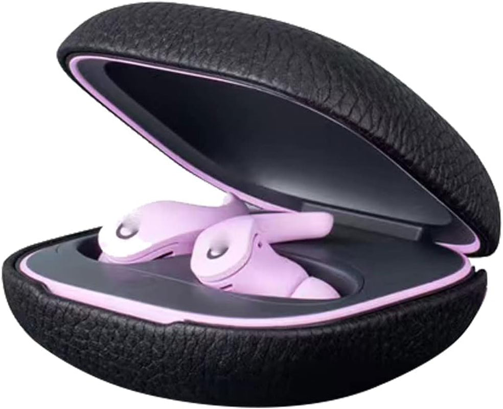 Case Cover for Beats Fit Pro Wireless Earbuds Leather Full Body Protective Case Anti-Lost Shockproof Waterproof Compatible with Beats Fit Pro (Black)  Keminsung   