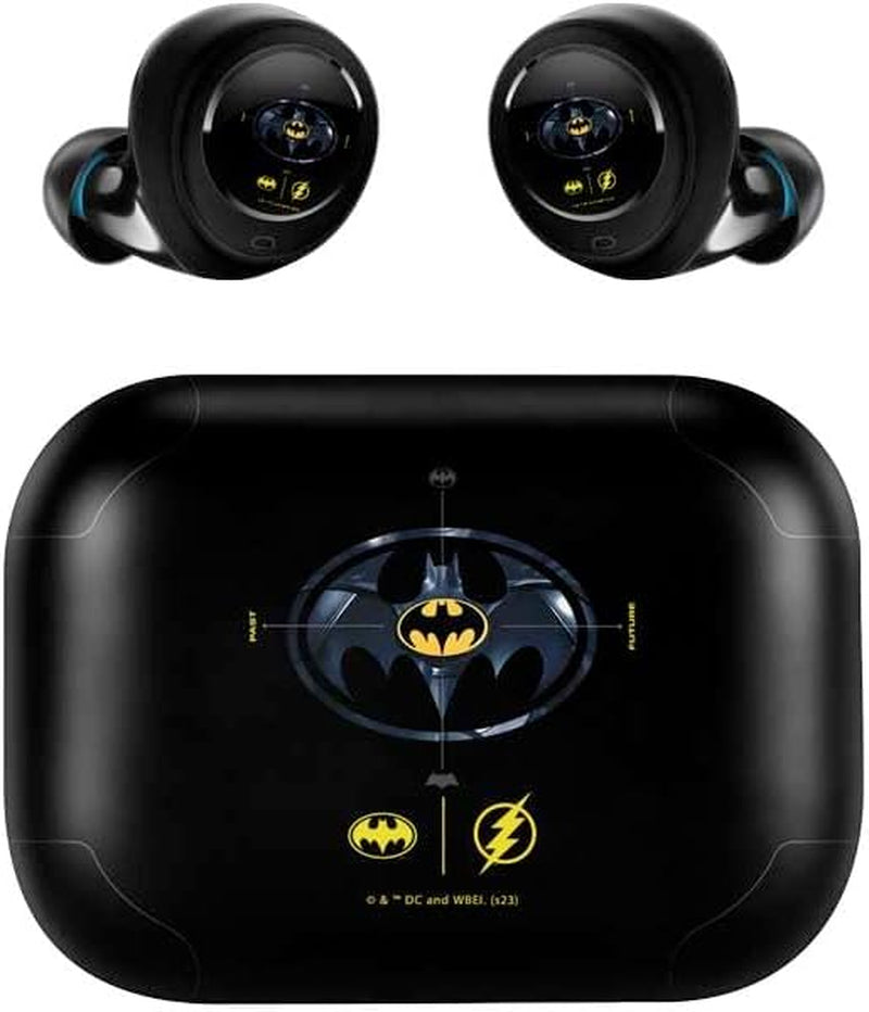 Skinit Decal Skin Compatible with Echo Buds - Officially Licensed Warner Bros the Flash Movie: Batman Multiverse Logos Design  Skinit   