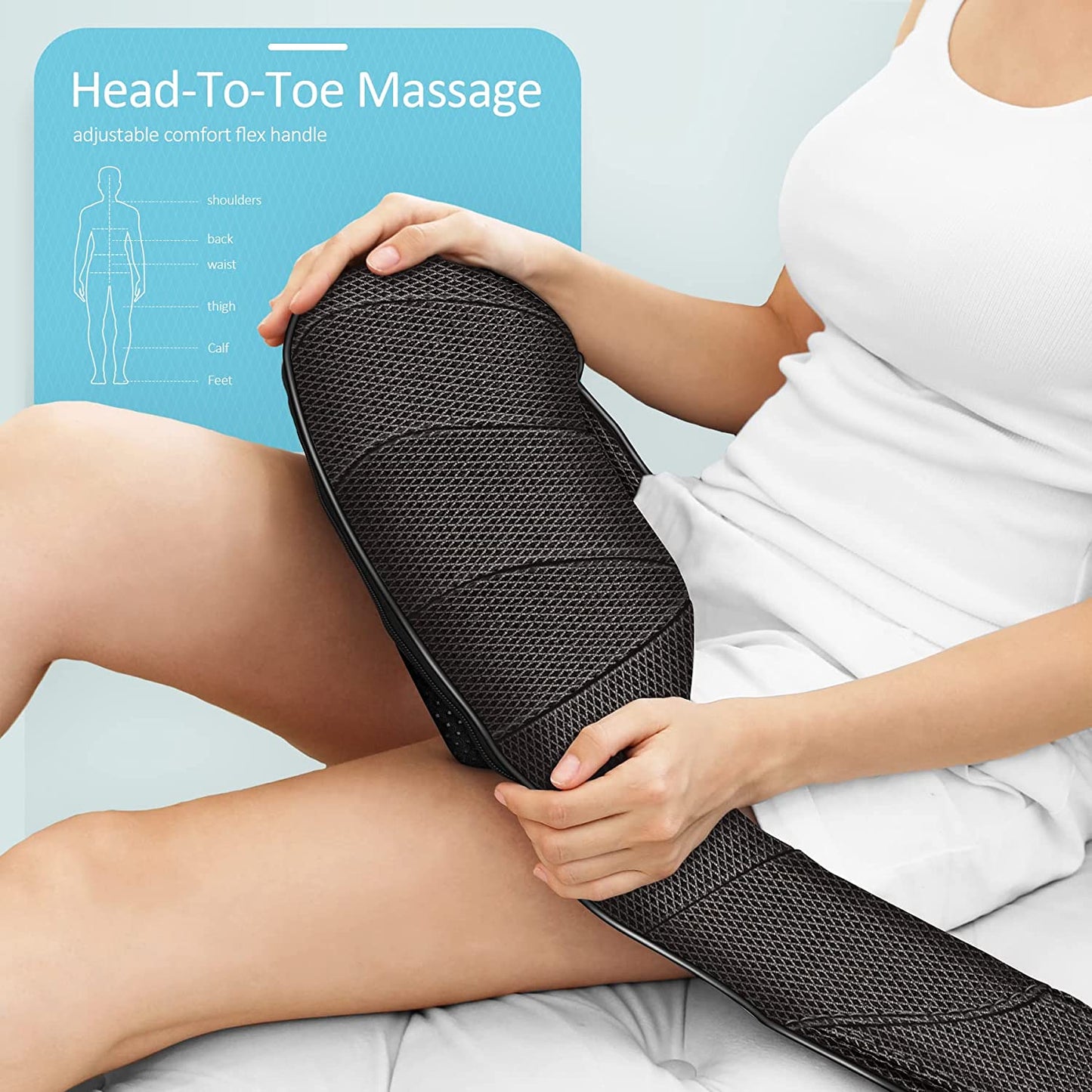 Magicmakers Neck Massager, Back Massager with Heat, Shiatsu Massager Neck, Electric Shoulder Massager, Kneading Massager Back, Massage for Neck Pain Back Pain, Birthday Gifts for Women Men  Magic Makers   