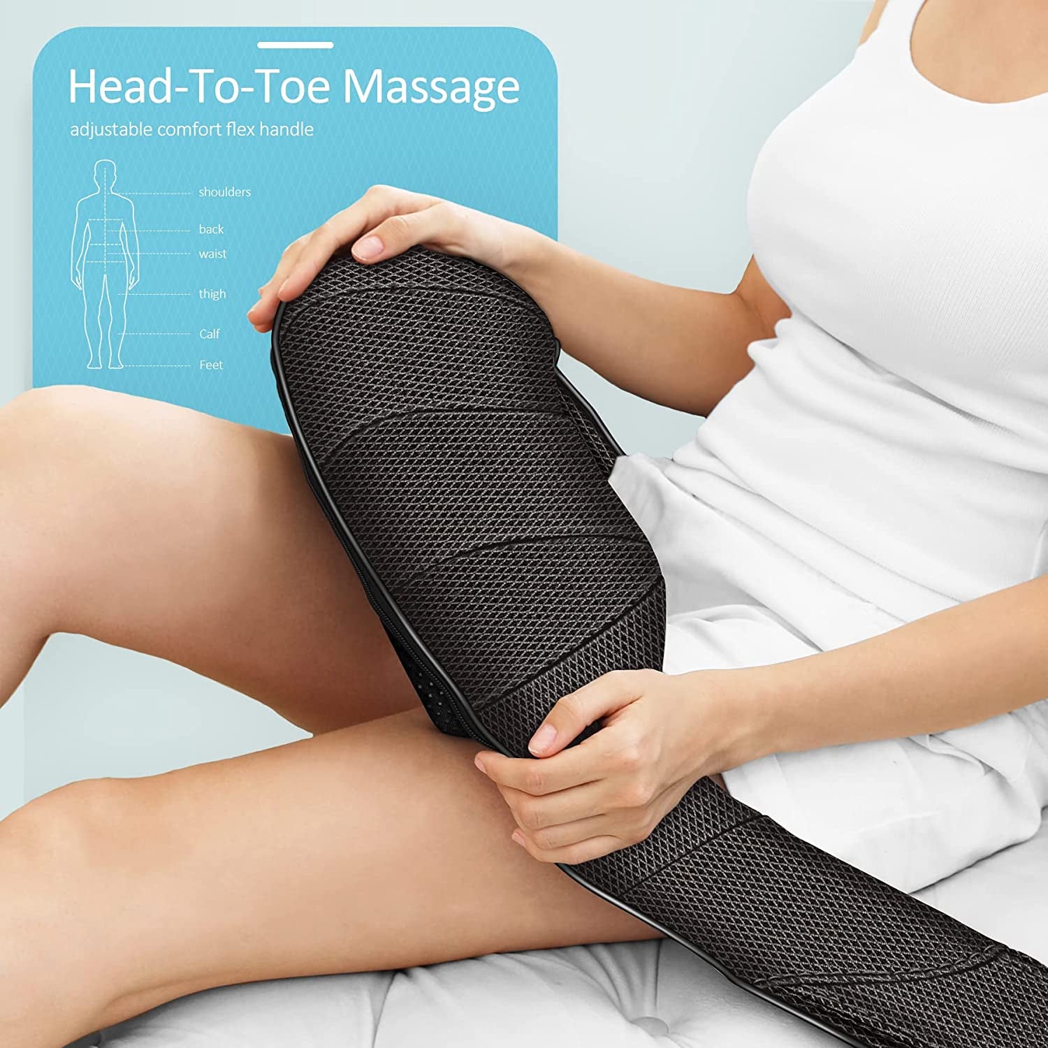 Magicmakers Neck Massager, Back Massager with Heat, Shiatsu Massager Neck, Electric Shoulder Massager, Kneading Massager Back, Massage for Neck Pain Back Pain, Birthday Gifts for Women Men  Magic Makers   