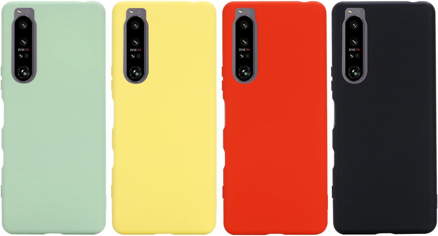 Case for Sony Xperia 1 IV, Liquid Silicone Protective Phone Case for Sony Xperia 1 IV with Silicone Lanyard, Slim Thin Soft Shockproof Cover for Sony Xperia 1 IV Silicone Case Green  Generic   