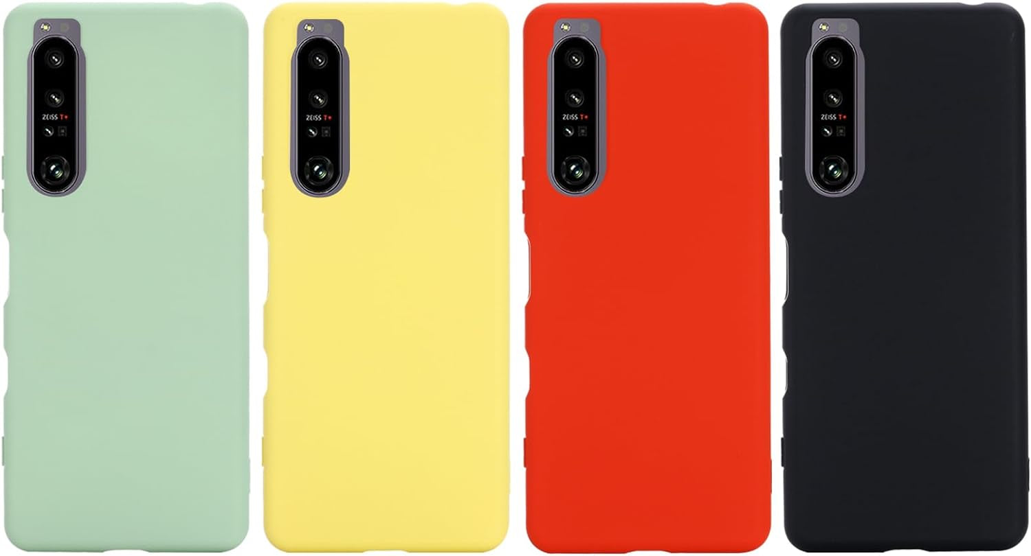 Case for Sony Xperia 1 IV, Liquid Silicone Protective Phone Case for Sony Xperia 1 IV with Silicone Lanyard, Slim Thin Soft Shockproof Cover for Sony Xperia 1 IV Silicone Case Green  Generic   