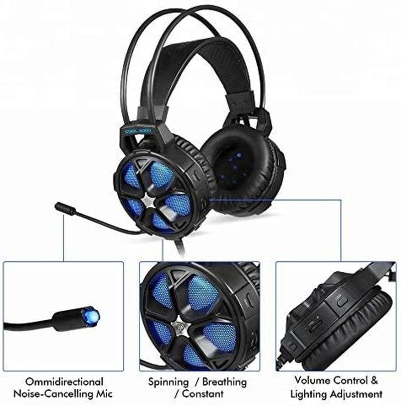 Easysmx Gaming Headset Noise-Cancelling 3.5Mm Compatible with Computer Smartphone PC PS4 Switch Ipad (Xbox One Elite Controllers)  EasySMX   