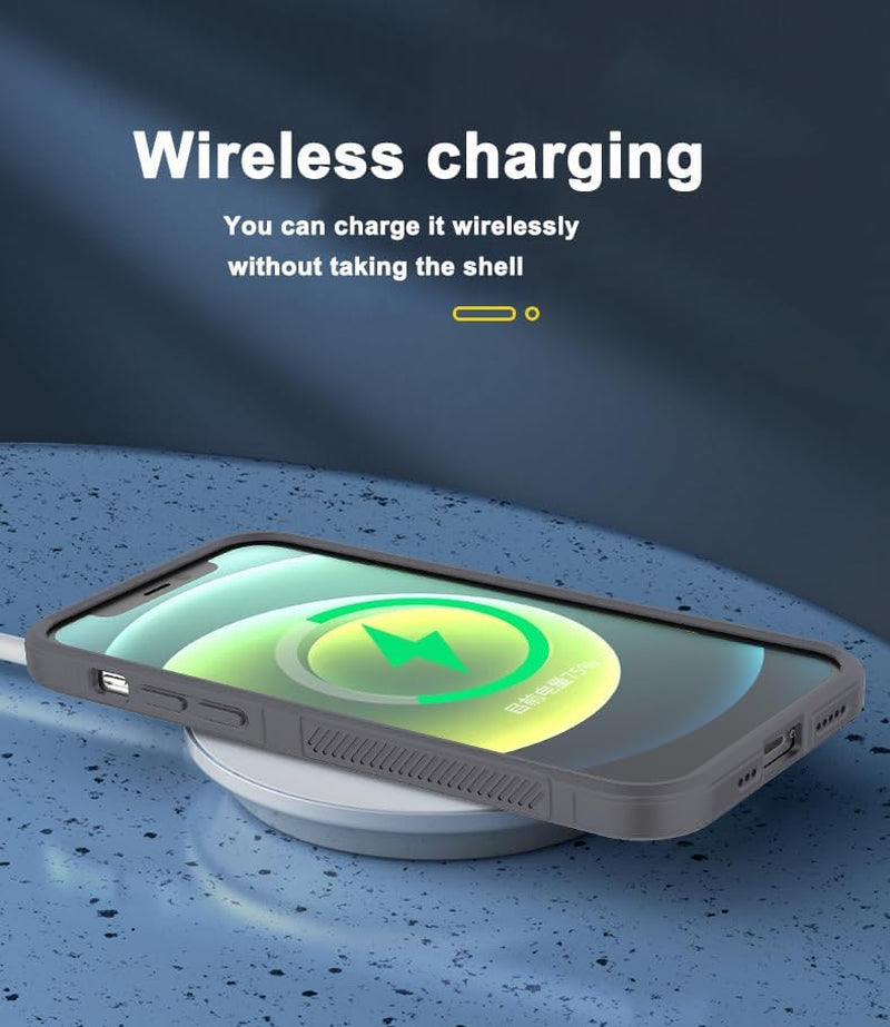 Tiwinxing Case Compatible with Xiaomi Redmi Note 12S Case Shockproof, Soft TPU Slim Redmi Note 12S Case for Women Men Anti-Scratch Protective Phone Case (Grey)  Tiwinxing   