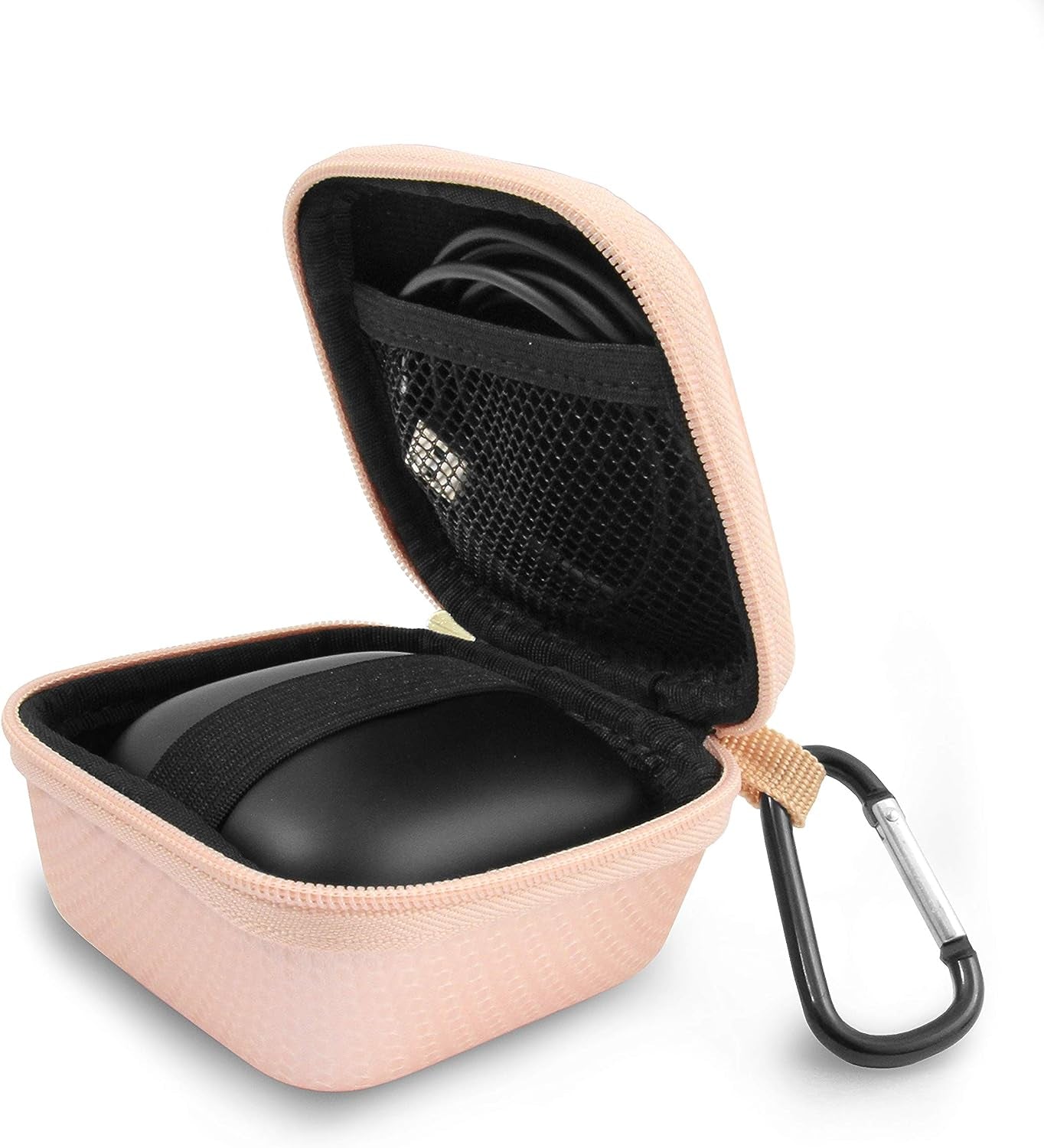 CASEMATIX Travel Case Compatible with Beats Powerbeats Pro Wireless Earbuds - Rose Gold Case Only  CASEMATIX   