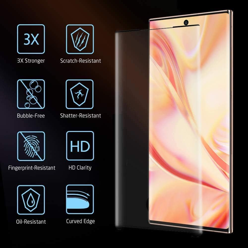 [2+2 Pack] Galaxy Note 20 Ultra Screen Protector Include 2 Pack Tempered Glass Screen Protector + 2 Pack Tempered Glass Camera Lens Protector,3D Curved,Hd Clear for Samsung Galaxy Note 20 Ultra 5G  UIYTRAESTING   