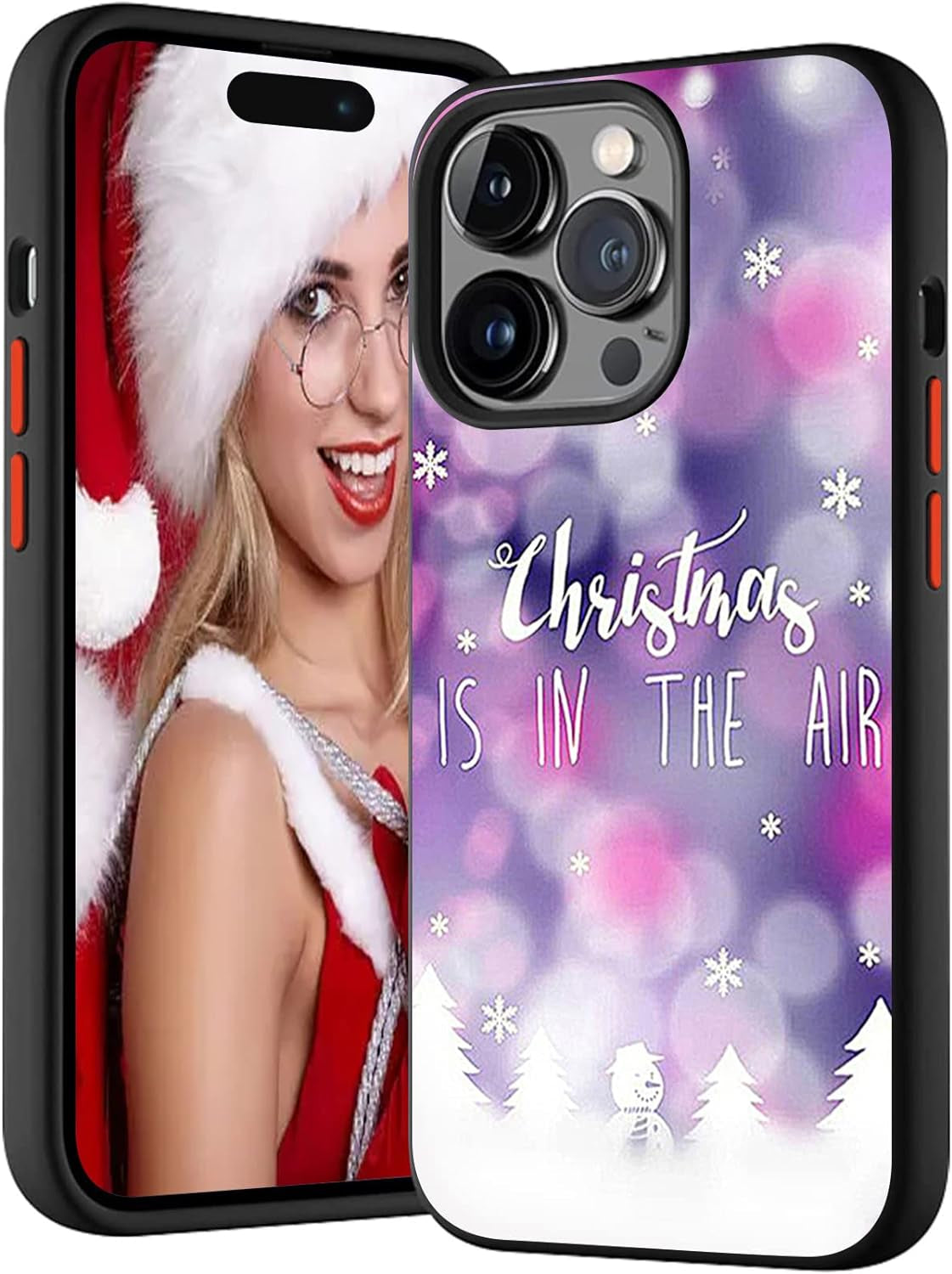 SINQERISHT Christmas Case Compatible with Samsung Galaxy S21 plus Phone Cases Hybrid Hard PC Soft TPU Bumper Full Body Shockproof Protective Cute Xmas Cover(Santa Claus)  SINQERISHT Merry Christmas Galaxy A71 4G 