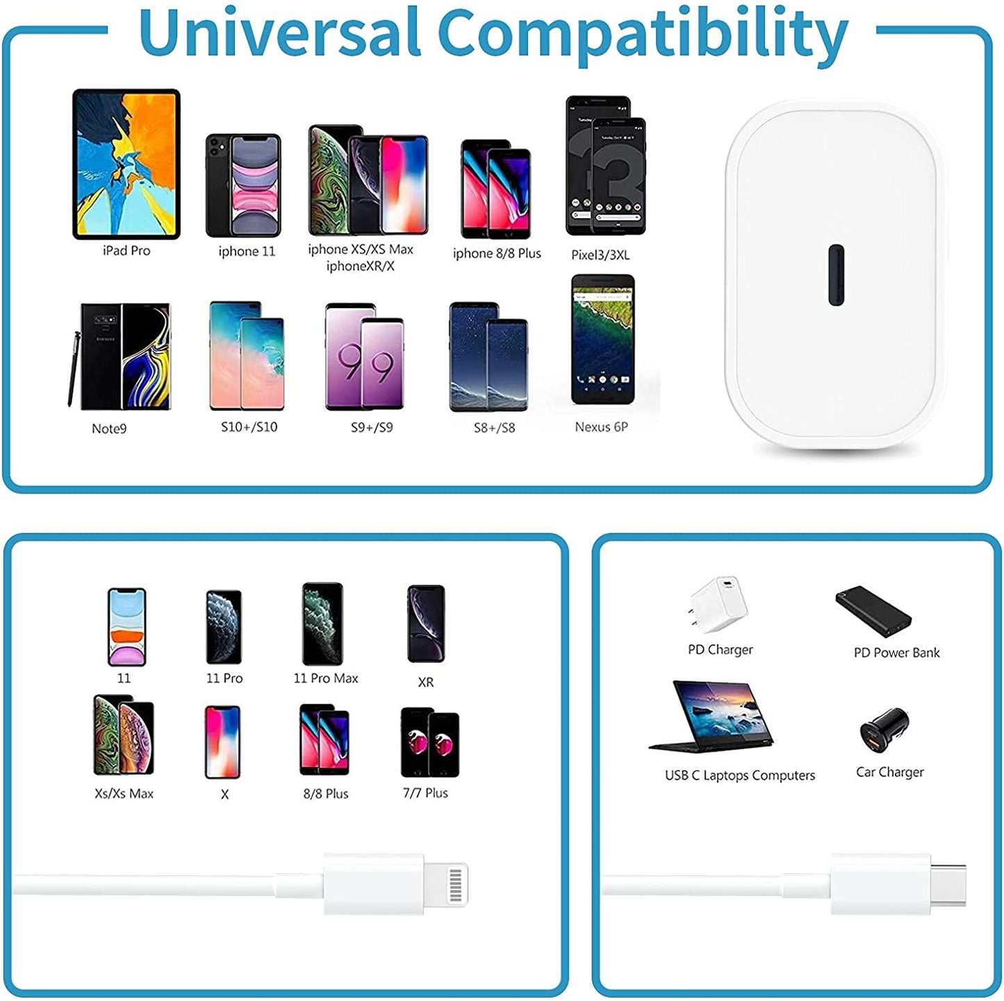 Iphone 14 13 12 Fast Charger【Apple Mfi Certified】 20W PD USB C Wall Charger 2-Pack 6FT Cable Fasting Charging Adapter Compatible with Iphone 14 Pro Max/13 Pro Max/12 Pro Max/11 Pro Max/Xs Max/Xs/Xr/X.  KRISLOG   