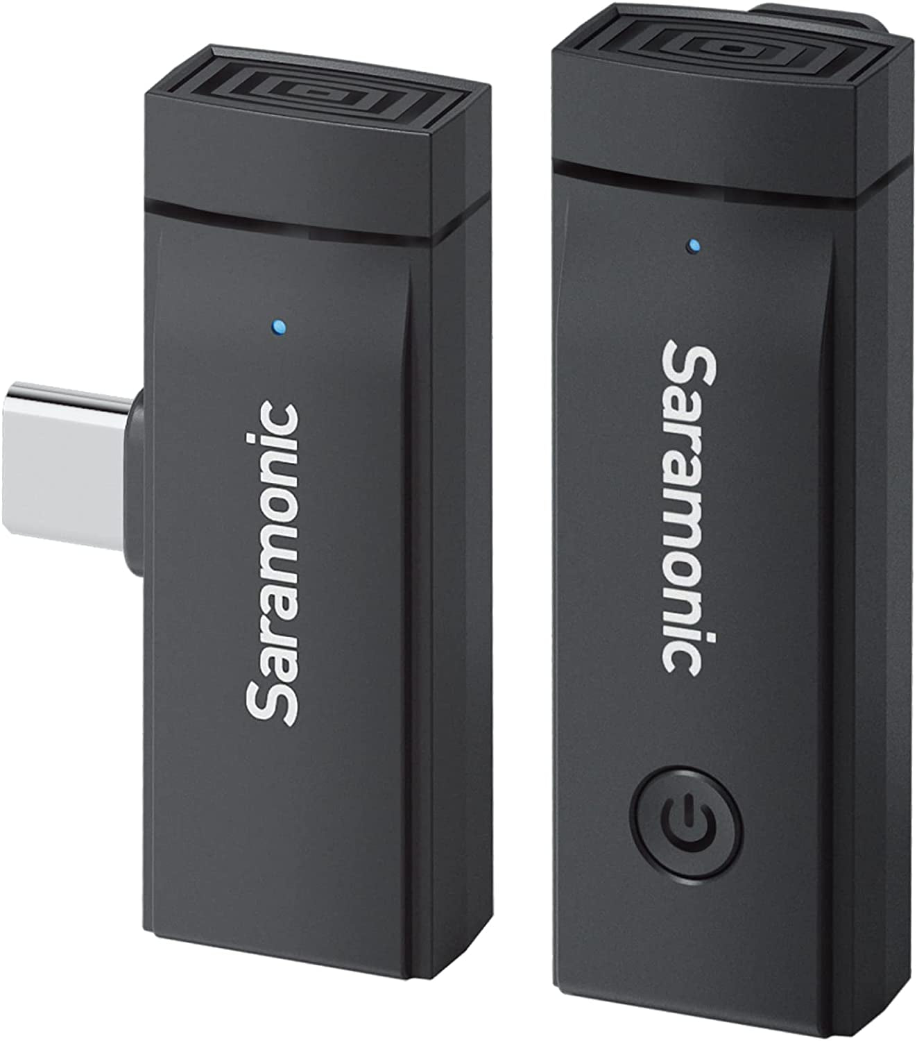 Saramonic Wireless Lavalier Microphone for Iphone Ipad 2.4Ghz Clip on Lapel Condenser Mic Plug and Play Mini for Interview Streaming Recording Video Podcast Vlog Youtube Sr-Blink Go-D2 (TX+TX+RX)  Saramonic SR-Blink Go-U1  