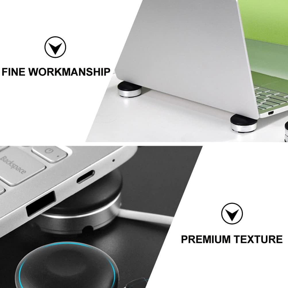 OSALADI 2Pcs Laptop Cooling Pad Laptop Stand Small Invisible Cooler Ball Portable Magnetic Foot Heat for Laptop Computer  OSALADI   