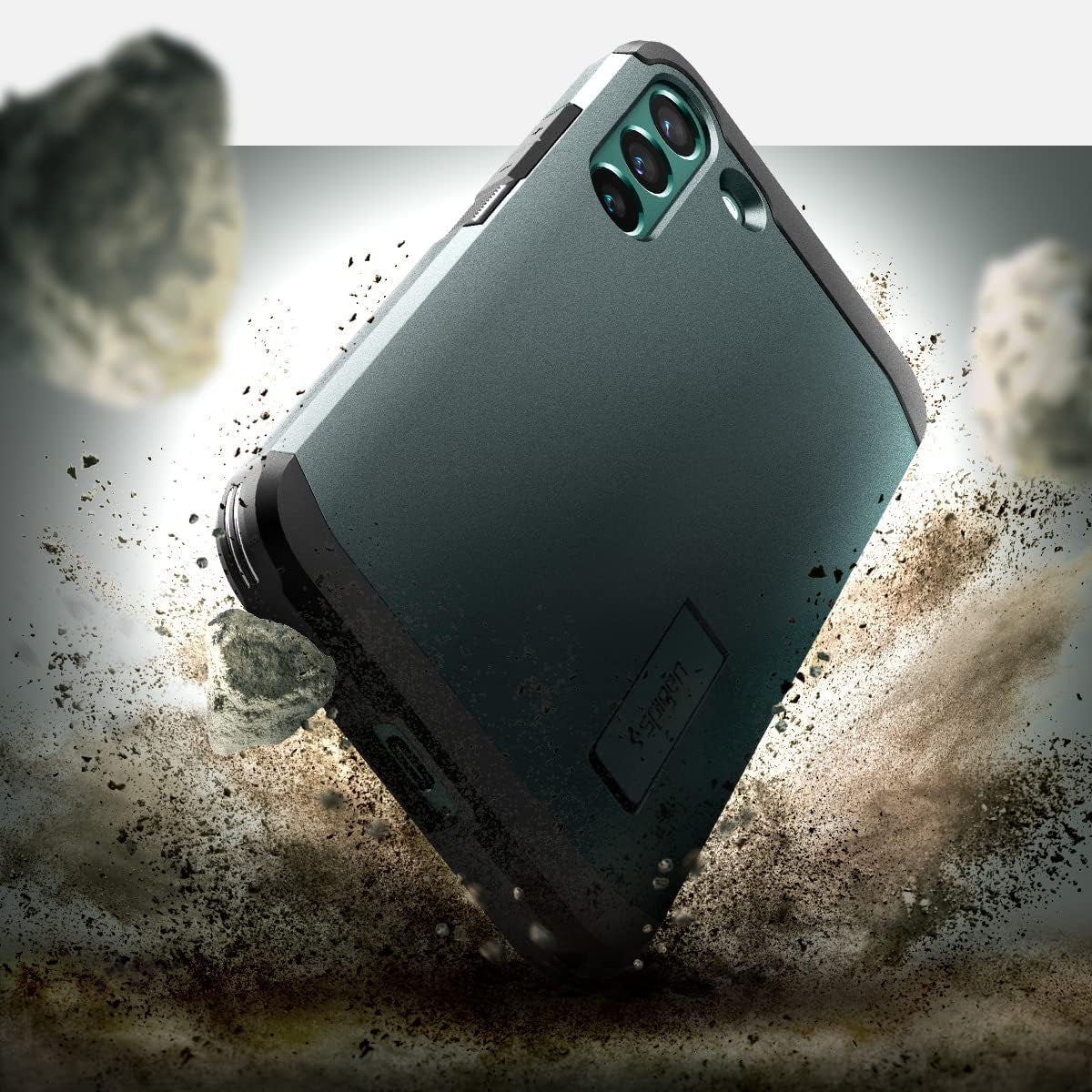 Spigen Tough Armor Designed for Galaxy S22 Case (2022) - Abyss Green  Spigen   