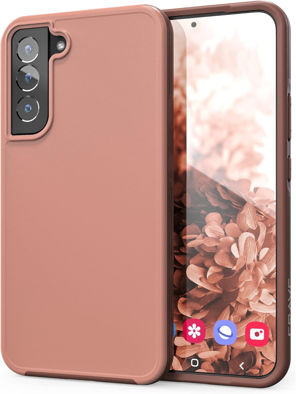 Crave Slim Guard Galaxy S22+ Case, Blush Shockproof & Drop Protection (6.6 Inch)  Crave   