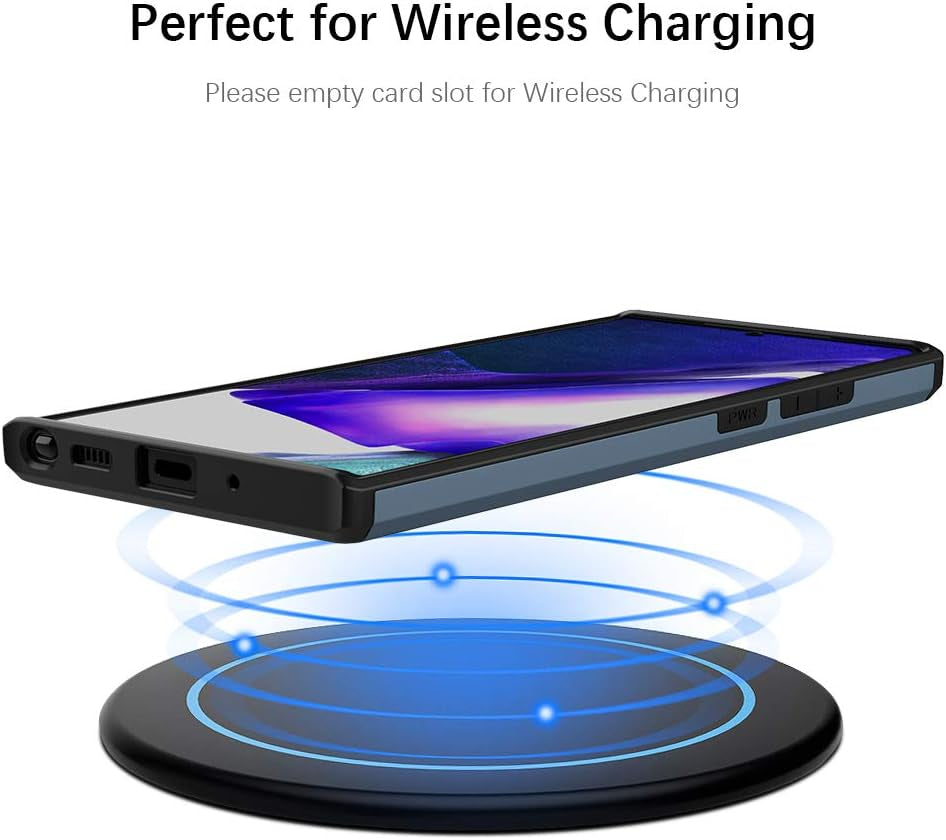 Note 20 Ultra Case, Jiunai Galaxy Note 20 Ultra Case Wallet Card Holder Back Cover Pocket Hybrid Dual Layer Protective Drop Protection anti Scratch Cell Phone Case for Samsung Galaxy Note20 Ultra Navy  Jiunai   