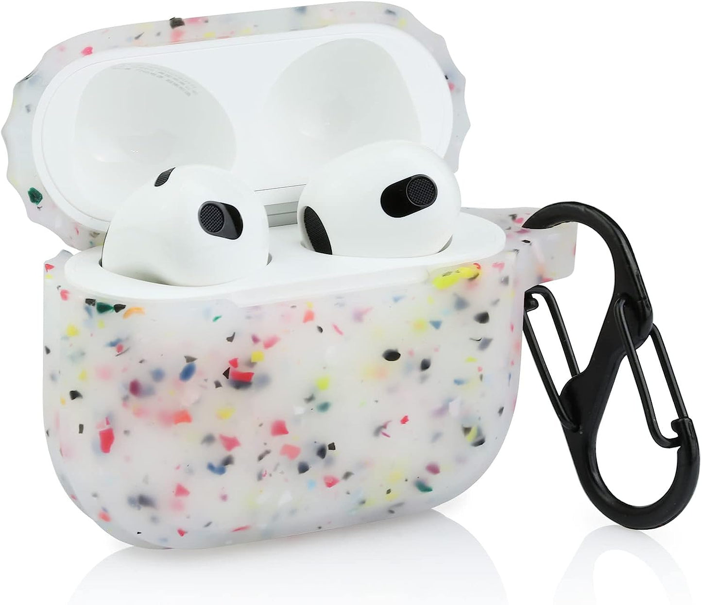 Case Airpods 3 Replacement for Apple Airpods 3Rd Generation 2021, Pink Airpod 3 Gen Silicone Protective Skin Sleeve Accessory Glow in Dark for Girl, Women - LEFXMOPHY  LEFXMOPHY White  