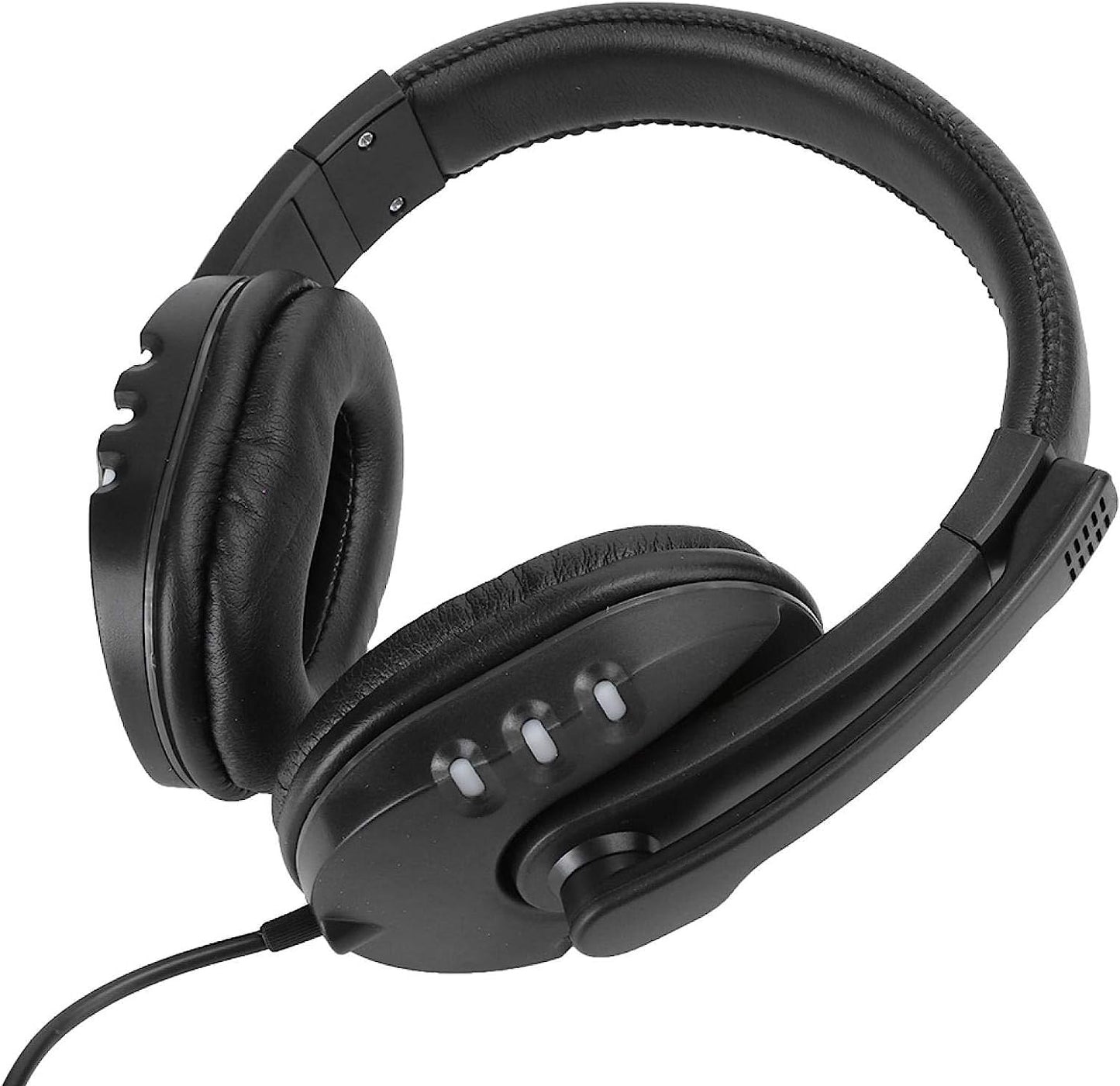 Pelnotac Gaming Headset with Microphone， Head‑Mounted Gaming Headphone Headset，Gaming Headset， LED Light Accessory 3.5Mm+Usb ，For Laptops,Smartphone,Computer  Pelnotac   