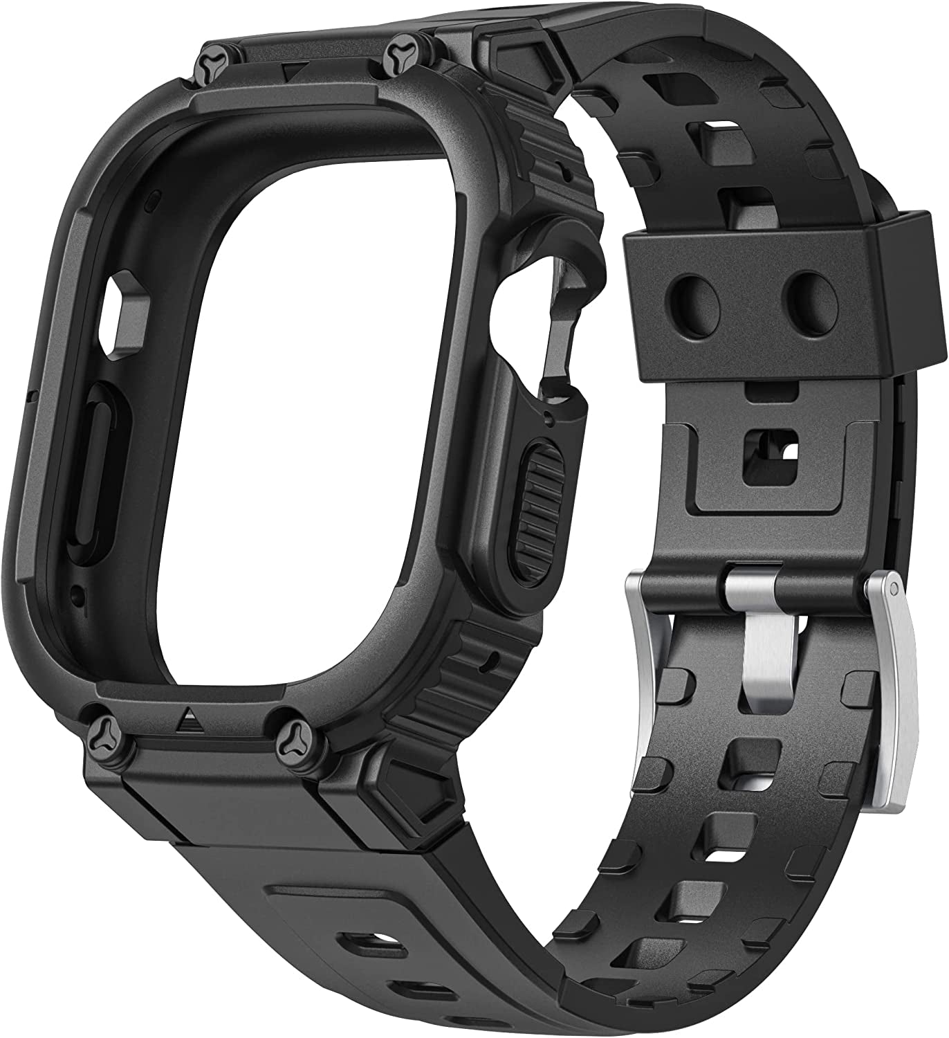 HATALKIN for Apple Watch Ultra Band with Ultra Case 49Mm,Rugged Bands Bumper Protector Men Women Ultra Accessories Compatible for Apple Iwatch Ultra 49Mm  HATALKIN   