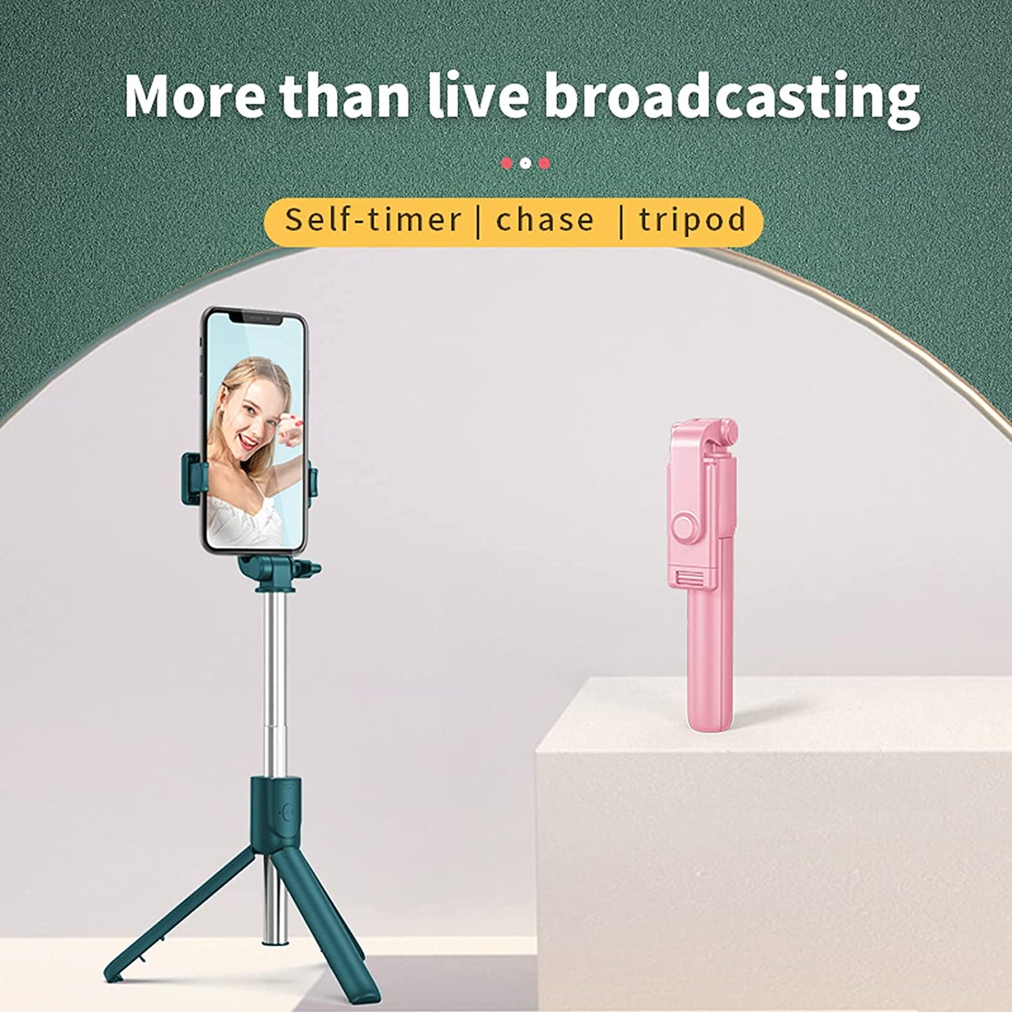 [2021 Upgraded] MQOUNY Selfie Stick, Handheld Tripod with Detachable Wireless Remote and Tripod Stand Compatible with Iphone 12 11 Pro Xs Max Xr X 8 7 6 Plus, Android Samsung Smartphone  MQOUNY Dongguan Manxin Electronic Technology Co. , Ltd.   