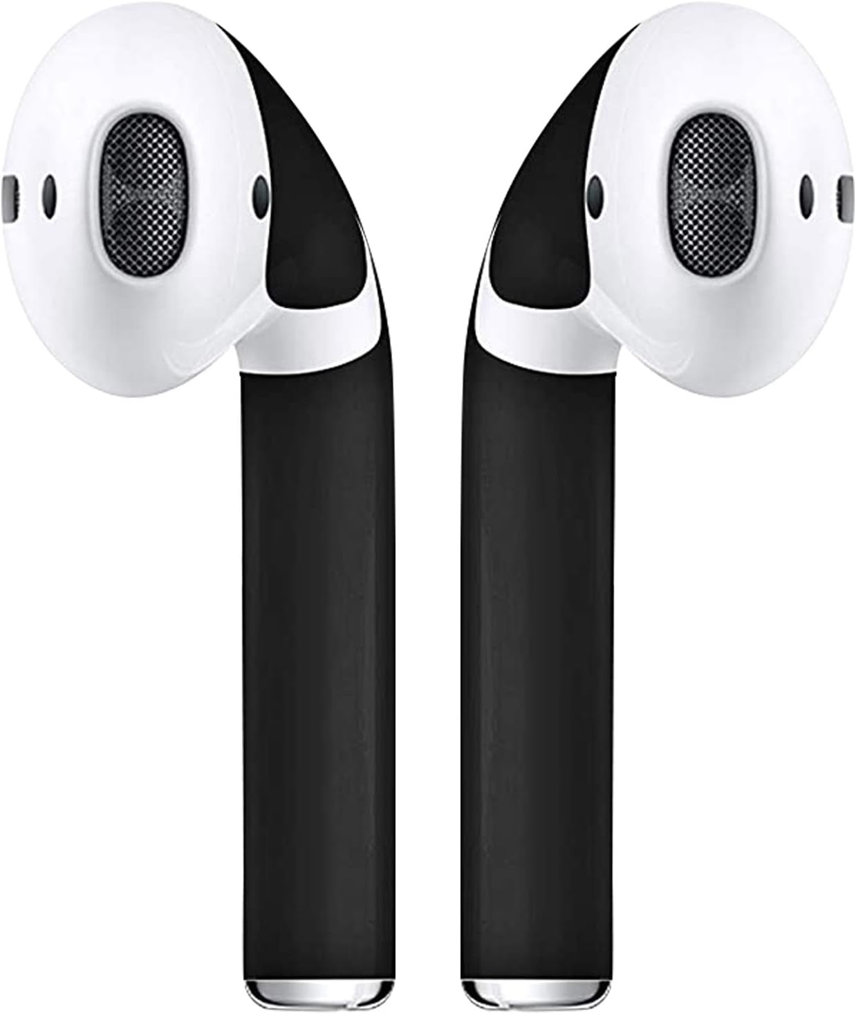 Airpod Skins Protective Wraps | Easy Install | Customize and Protect | Free Lifetime Replacements | Max Coverage | Compatible with Apple Airpods Accessories (Matte Black)  AirPod Skins   