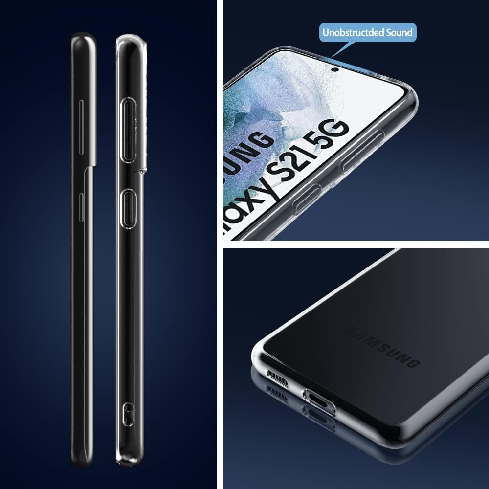 X-Level Samsung Galaxy S21 plus Case Clear Slim Fit Ultra-Thin Soft TPU Samsung S21 plus Mobile Phone Cover Anti-Slip Grip Phone Case for Galaxy S21 Plus  pipilu   