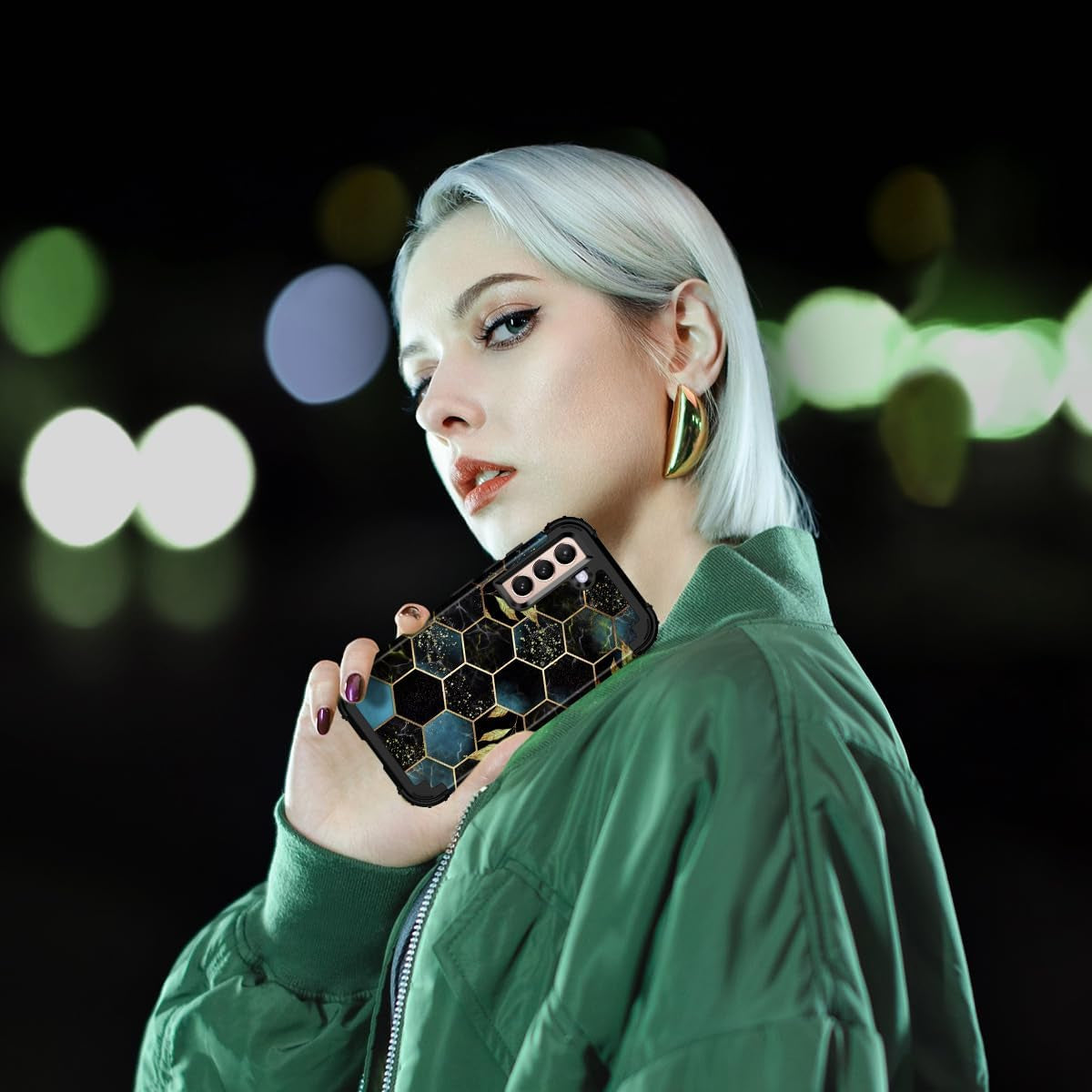 Rancase for Galaxy S21 plus 5G Case,Three Layer Heavy Duty Shockproof Protection Hard Plastic Bumper +Soft Silicone Rubber Protective Case for Samsung Galaxy S21 plus 5G 6.7 Inch,Black  Rancase   