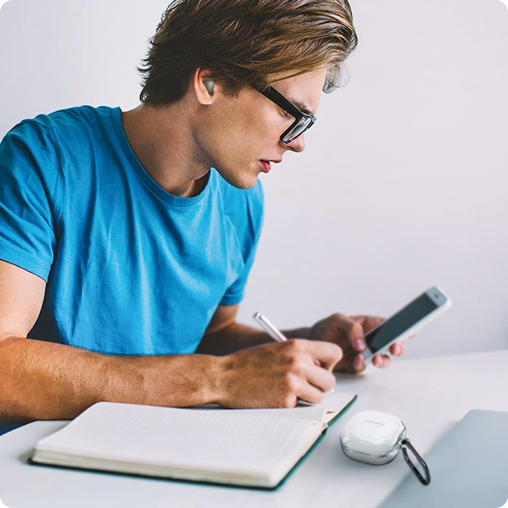 Spigen Ultra Hybrid Designed for Galaxy Buds2 Pro Case (2022) / Galaxy Buds 2 Case (2021) / Galaxy Buds Pro Case (2021) / Galaxy Buds Live Case (2020) - Crystal Clear  Spigen   