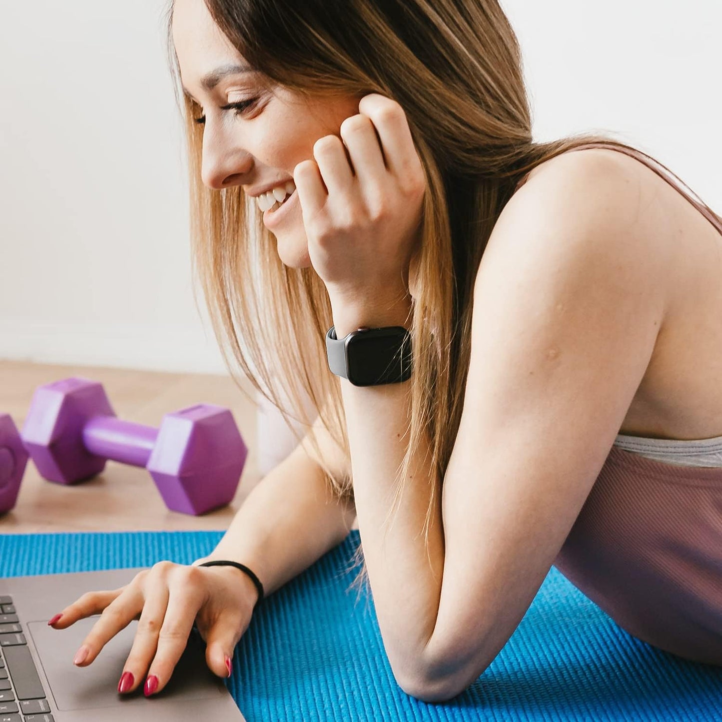 Saucyi Compatible with Apple Watch Band 41Mm 40Mm 38Mm 49Mm 45Mm 44Mm 42Mm,Soft Silicone Sport Band Replacement Strap with Classic Clasp for Iwatch Series 8 7 6 5 4 3 2 1 SE  Saucyi   