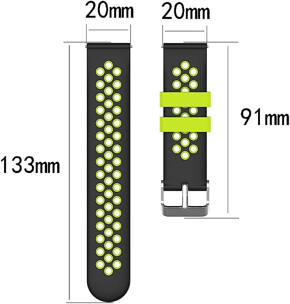 ZEDEVB Watchband for Garmin Venu Vivoactive 3 Garmin Vivoactive 3 Silicone Smart Watch Band for Vivoactive 4S 4 Forerunner 245 Strap  KANUZ   
