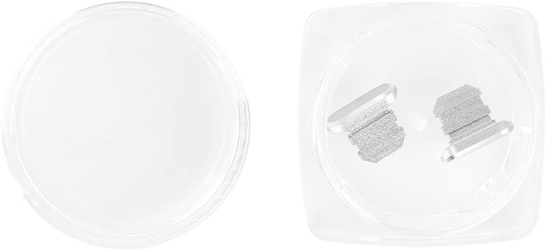 [2 Pack] anti Dust Plugs for Iphone 14 13 Pro Max 8 Pin Charging Port Plug Iphone SE 2020 Anti-Dust Pluggy with Easy Storage Case Iphone Xs Charge Port Plug for Apple Iphone 11 12 Pro XR XS Silver  iMangoo   