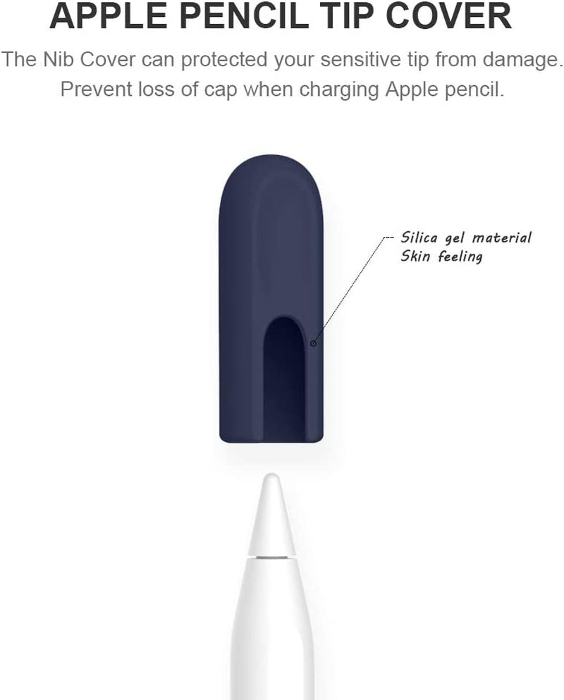 FRTMA Compatible Apple Pencil (2Nd Generation) Nib Cap Nib Cover Tip Protector Compatible Ipad Pro 12.9” (3Rd Generation) & Ipad Pro 11” (Pack of 4)  FRTMA   