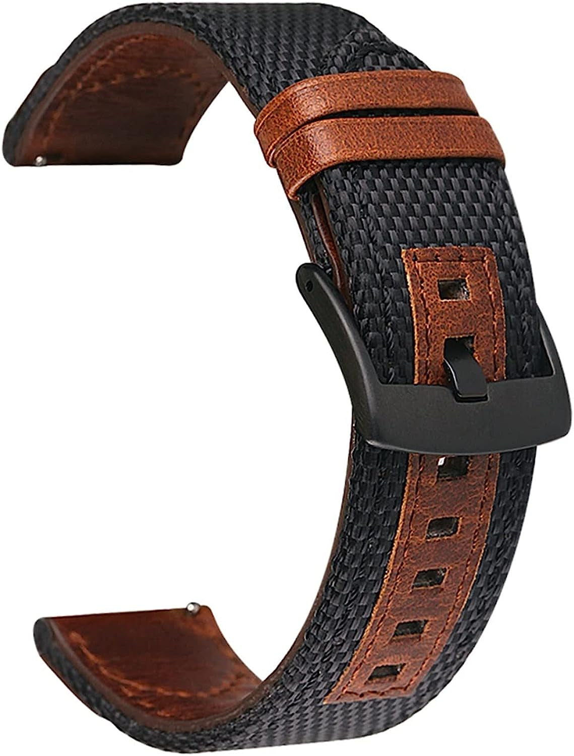 SVAPO 20 22Mm Band for Samsung Galaxy Watch 4/Classic/3/46/42Mm/Active 2 Gear S3/3 41 45Mm Leather Bracelet Universal Wirstband  SVAPO Preto 20mm Universal 