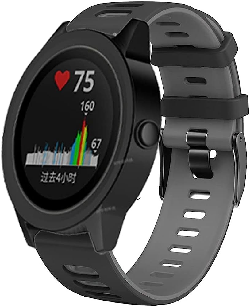 TWRQA Sport Silicone Bands for Garmin Venu 2 Plus/Sq Wrist Straps for Forerunner 245 645M 158 55 Vivoactive 4 3 Music 20MM/22MM  TWRQA   