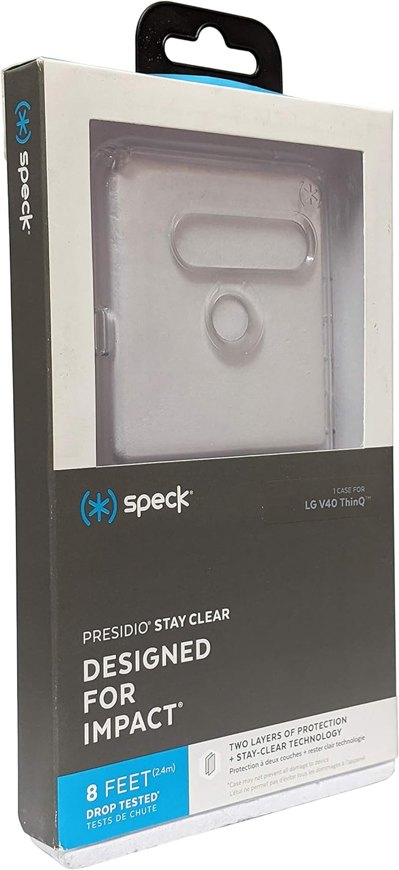 Speck Presidio Stay Clear Case for V40 Thinq - Clear  Speck   