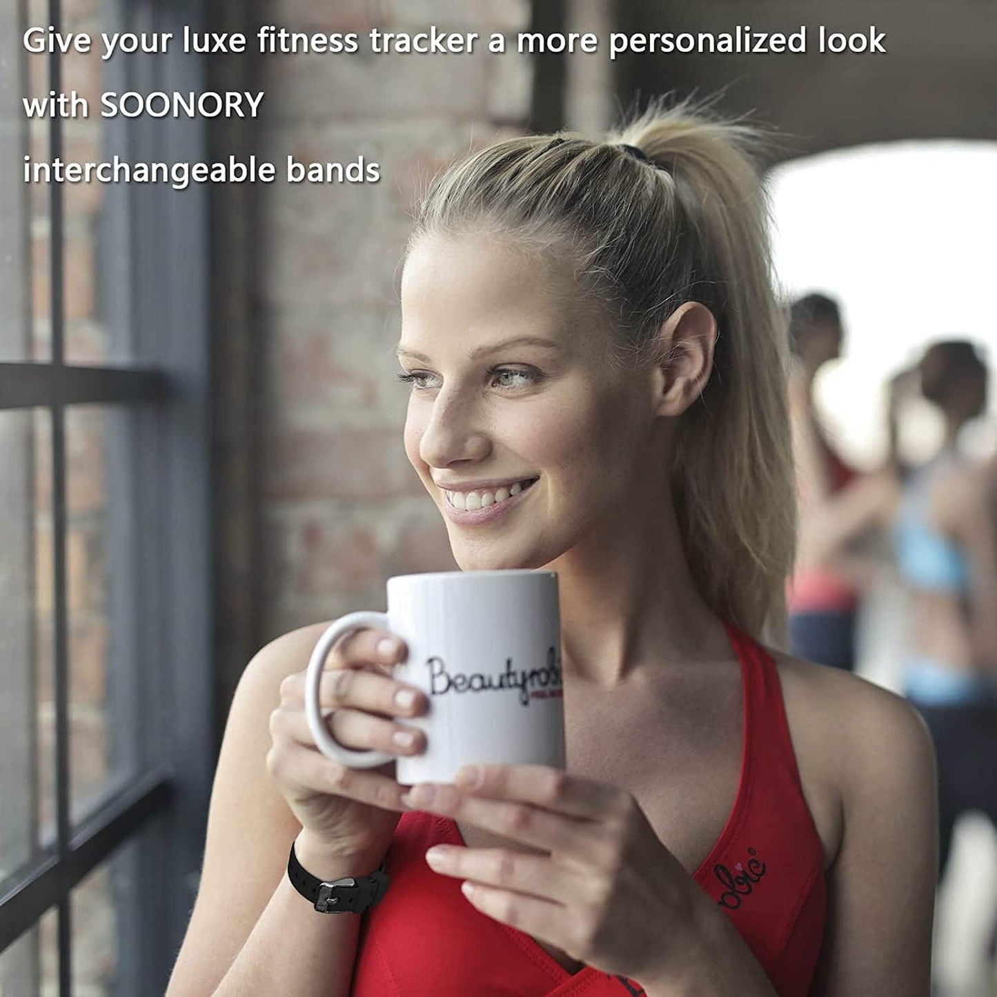 3 Pack Bands Compatible with Fitbit Luxe Bands for Women Men, Flexible Waterproof Replacement Wristband Sport Watch Strap Small  OMAIGAR   