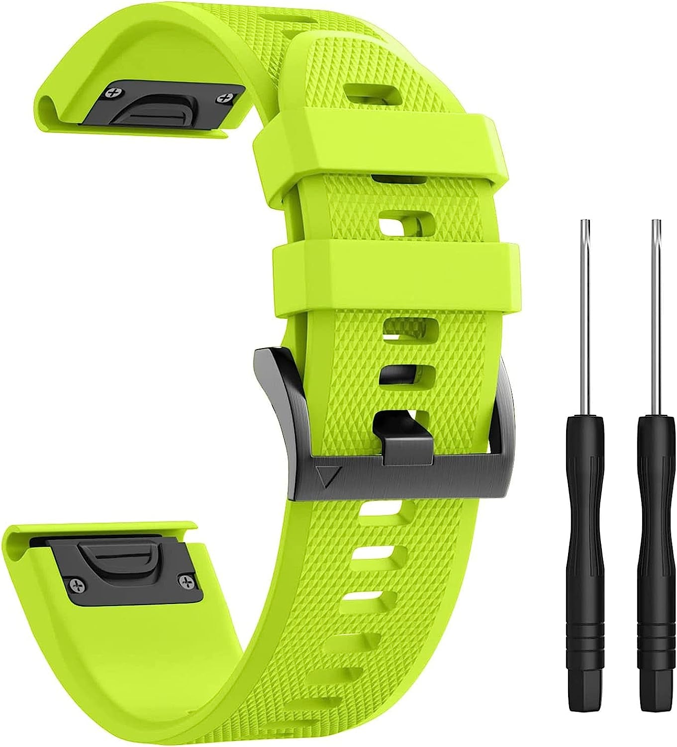 Watch Band Fenix 5 22Mm Width Compatible with Fenix 5/Fenix 5 Plus/Fenix 6/Fenix 6 Pro/Forerunner 935/Forerunner 945/Instinct Tide/Instinct Tactical  GERSIK Green  