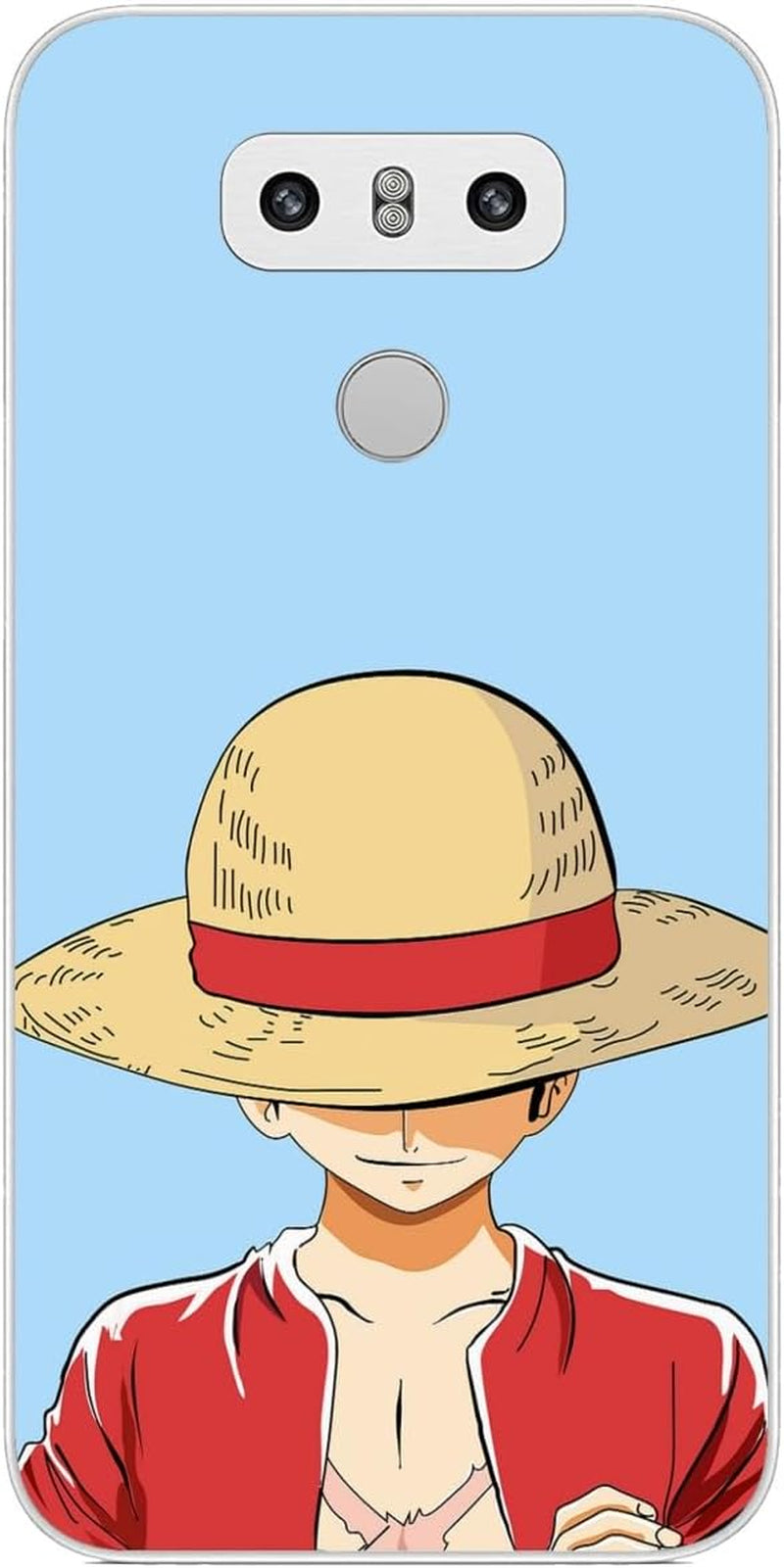 BAFAFA Compatible with LG G6 | LG G6+ | LG G6 plus Case with Luffy 382 Ultra Thin Shockproof Soft TPU Phone Case Clear  BAFAFA With Luffy 6  