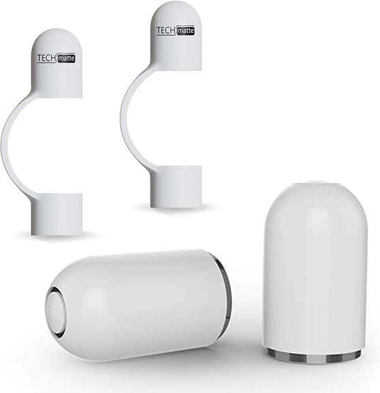 Techmatte Magnetic Replacement Caps Compatible with Apple Pencil 1St Generation-Cap Tether Included (2 Pack)  TechMatte   