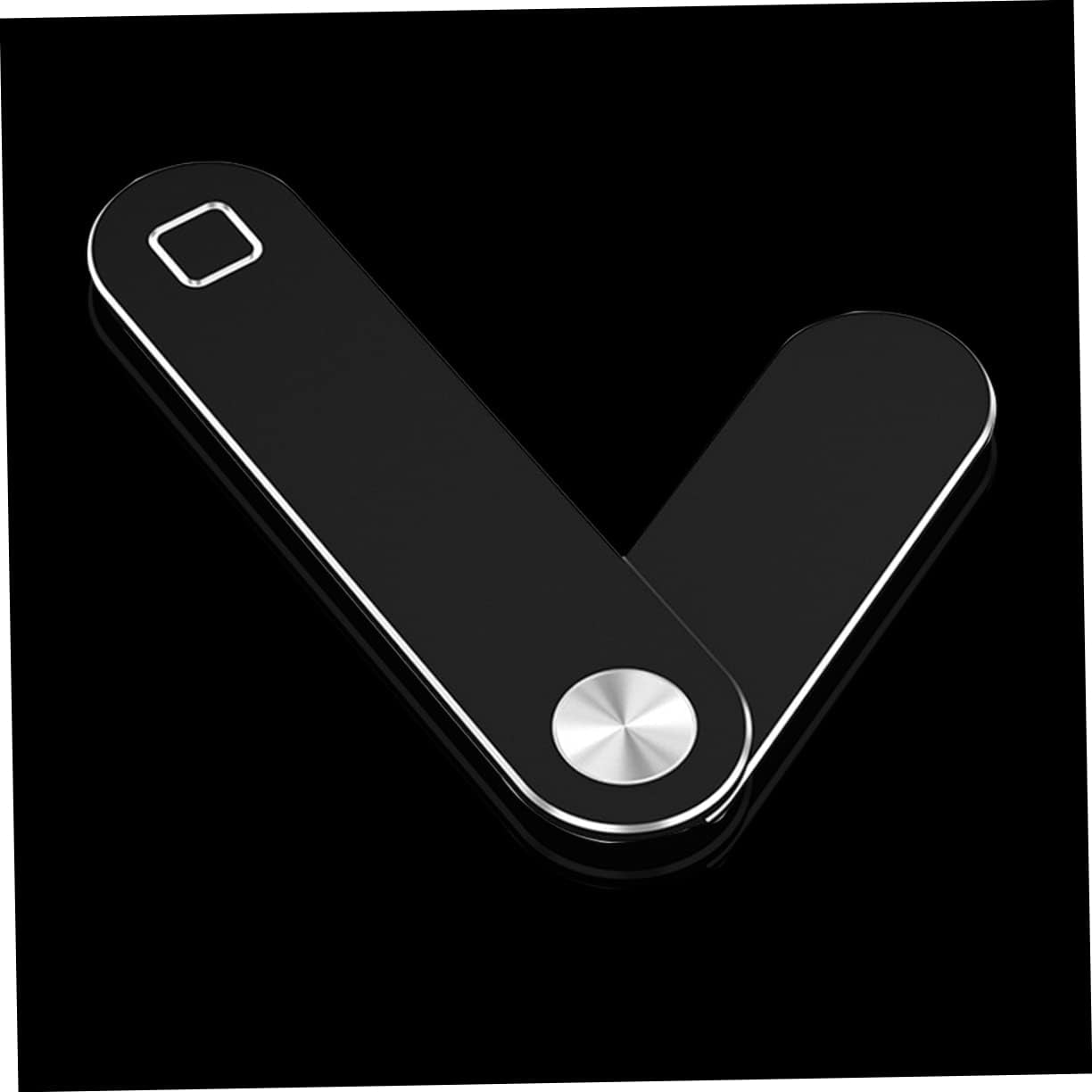 STOBOK 1 Set Flat Expansion Bracket Laptop Mobile Holder Magnetic Tablet Mount Metal Holder Tablet Holders Laptop Phone Mount Magnetic Cell Phone Stand Black Mounting Clip Computer  STOBOK   