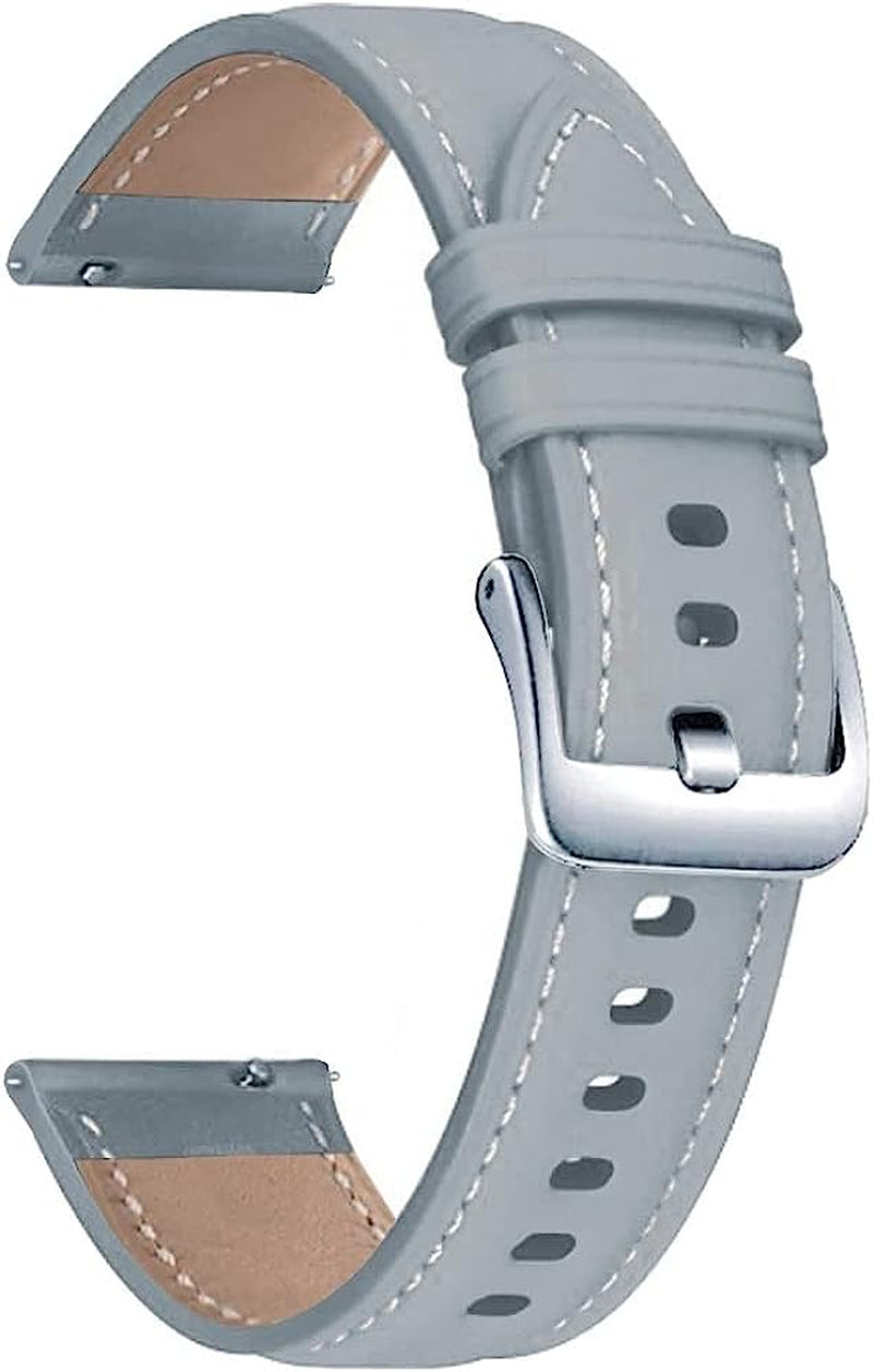 NDJQY Genuine Leather Replacement Strap for Garmin Venu 2 plus Smart Wristband for Garmin Venu 2 SQ Forerunner 245 645 158 Watch Band  NDJQY I For Forerunner 645 