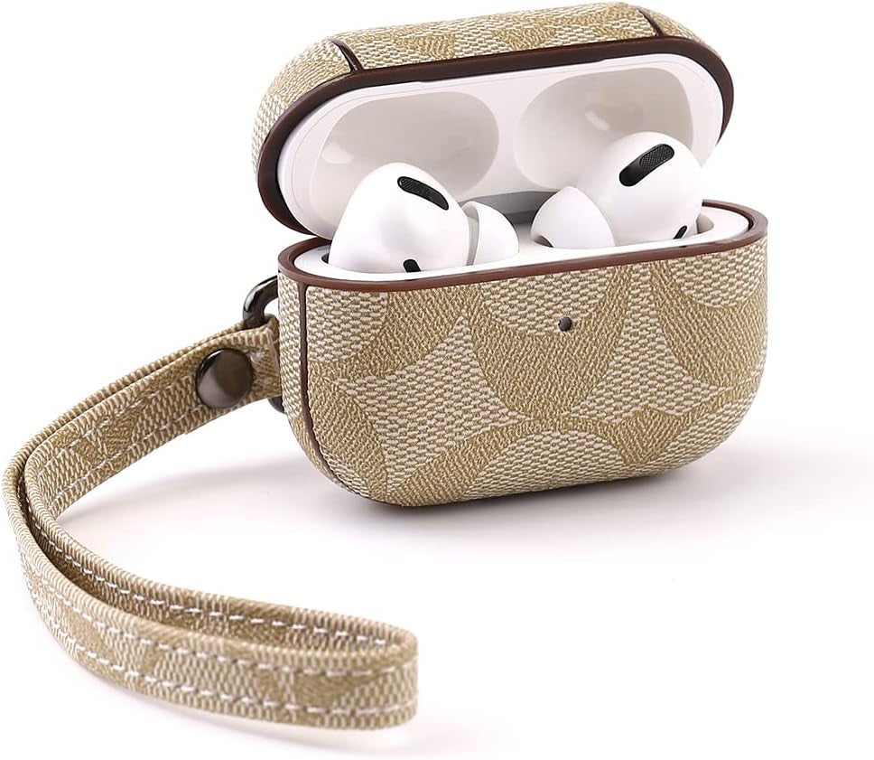 Raimot Airpods 3Rd Leather Elegant Case with Keychain Fully Protective Case for Airpods Accessories Gifts (Airpods 3Rd)  Raimot Airpods Pro  