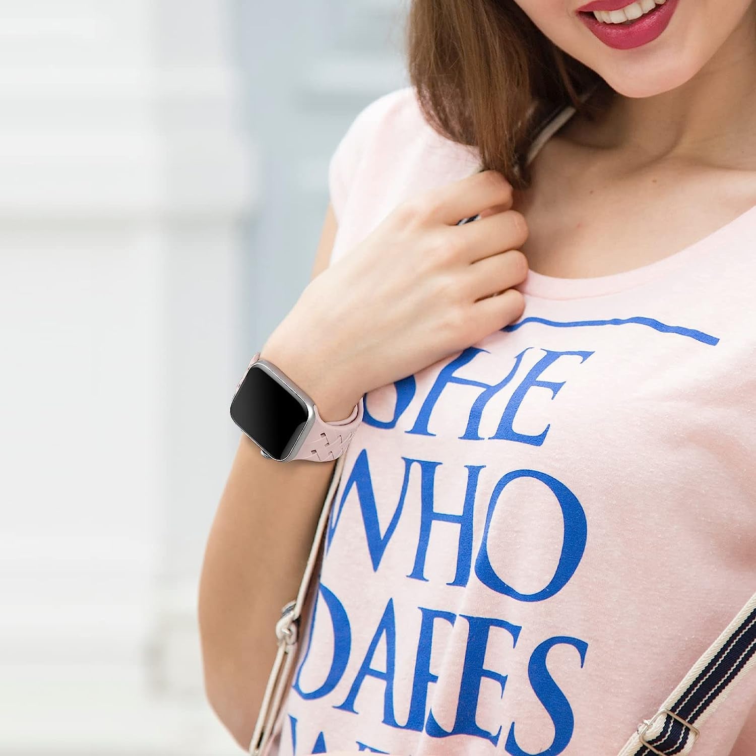 Arctime 5 Pack Soft Silicone Bands Compatible with Apple Watch Band 38Mm 40Mm 41Mm 42Mm 44Mm 45Mm 49Mm, Sport Strap Breathable Wristbands for Iwatch Ultra Series SE 8 7 6 5 4 3 2 1 Women Men  Arctime   