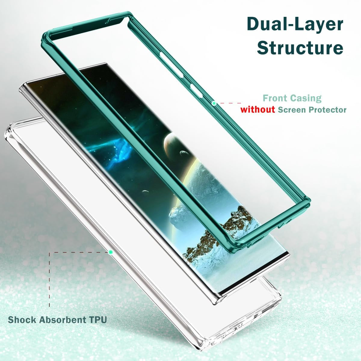 DT Compatible for Samsung Galaxy Note 20 Ultra Case, Lightweight and Stylish Full Body Shockproof Protective Rugged TPU Case for Samsung Note 20 Ultra 5G 6.9 Inch  PIXIU   