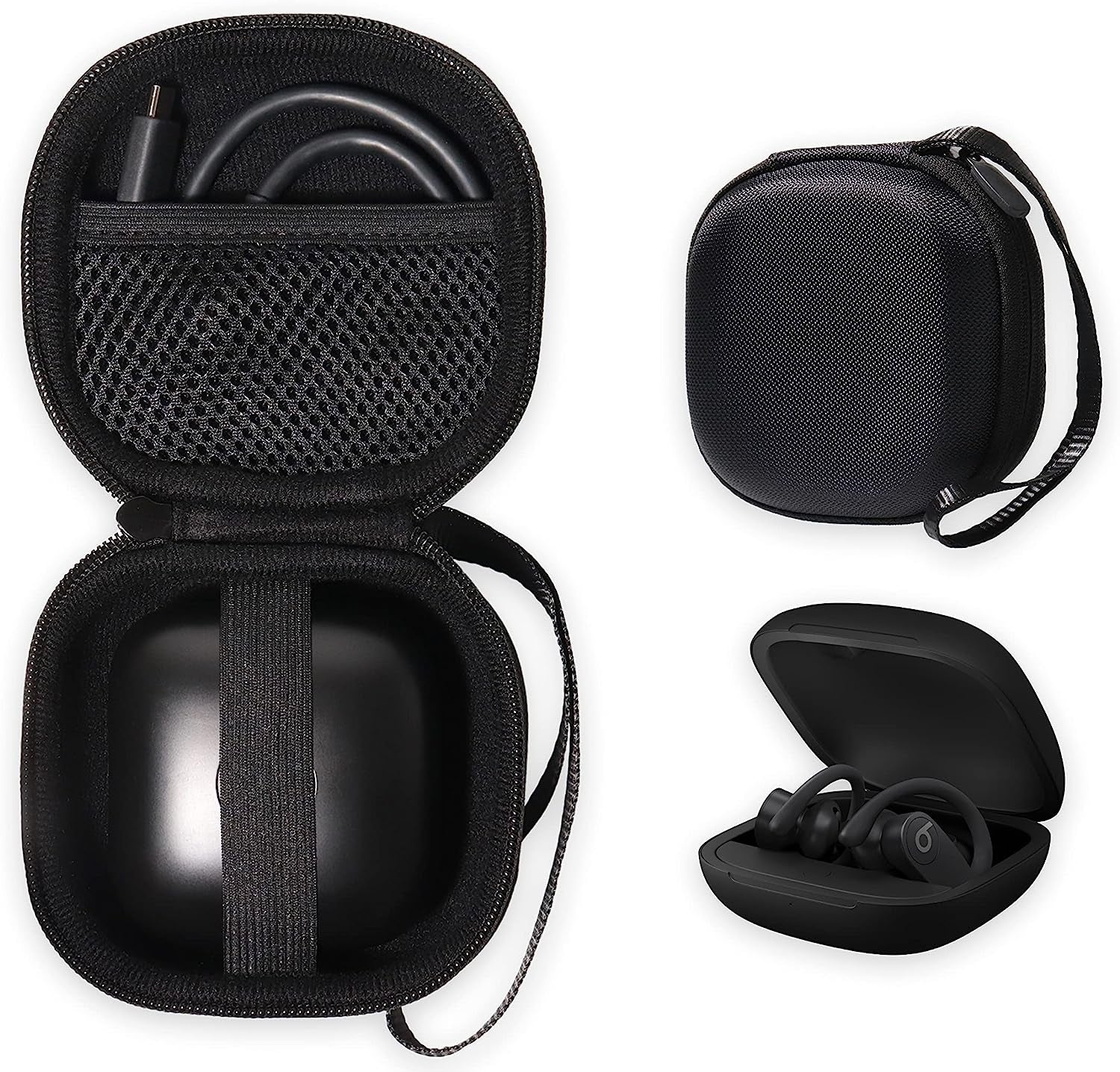 Casesack Case for Beats Powerbeats Pro Wireless Earbuds (Black)  CaseSack   