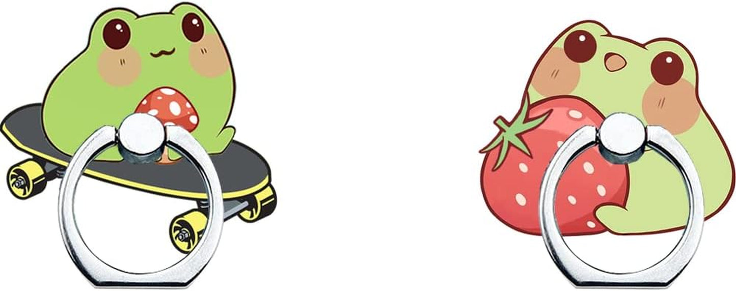 Cute Kawaii Kitty Phone Ring Stand Holder Anime 360 Degree Rotation Finger Ring Grip Stand for Cellphones,Smartphones and Tablets(Kitty Phone Ring Stand)  Cinpudo Frog Phone Ring Holder  