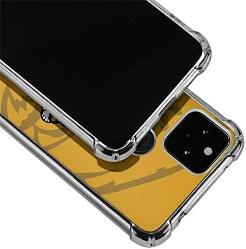 Skinit Clear Phone Case Compatible with Google Pixel 4A 5G - Officially Licensed NFL Jacksonville Jaguars Double Vision Design  Skinit   