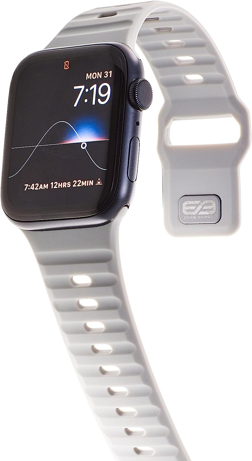 EKKO BANDS Compatible with Apple Watch Band 49Mm 45Mm 44Mm 42Mm | Soft Silicone Replacement Strap for Iwatch Series 8 7 6 5 4 3 2 1 SE Ultra Watch Band - Breathable Sport Band for Men & Women  EKKO BANDS   