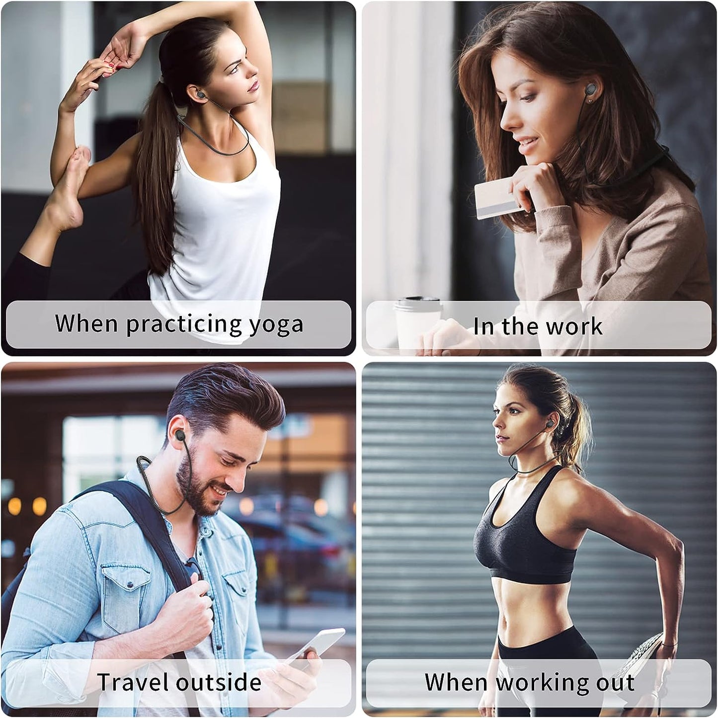 WOFRO Anti-Lost Strap for Google Pixel Buds Pro Earbuds (2022), Sports Soft Silicone Lanyard Accessories Compatible with Google Pixel Buds Pro - Noise Canceling Earbuds Neck Rope Cord (Black)  WOFRO   