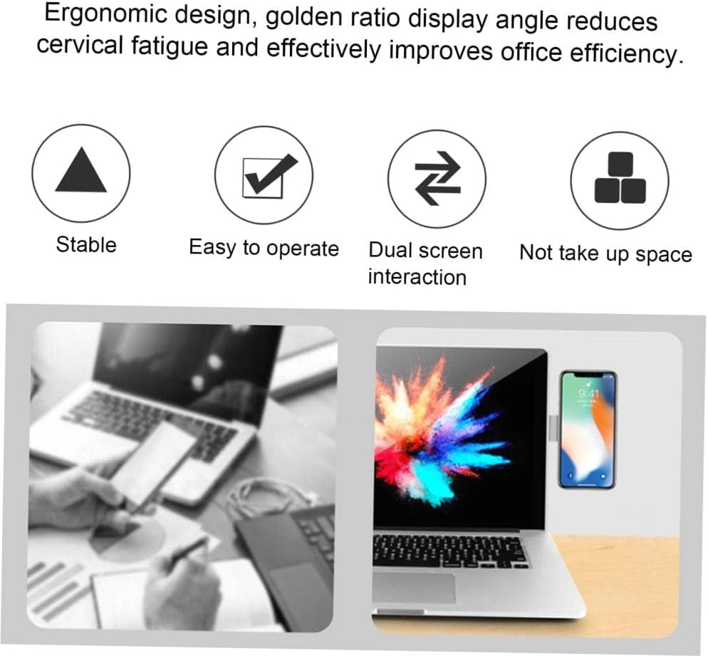 Latulipo Magnetic Holder & Portable Laptop Stand - Aluminum Alloy Desktop Mount for Office Use - Adjustable and Tablet Holder  latulipo   